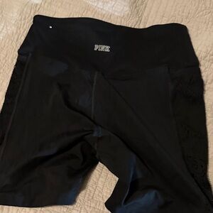 Black PINK High-Waisted Shorts